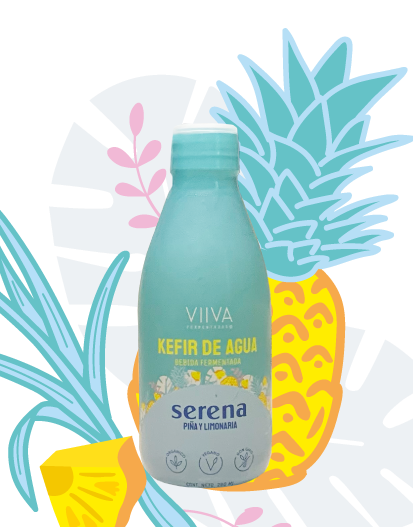 Kefir de agua – Serena (Piña y Limonaria)