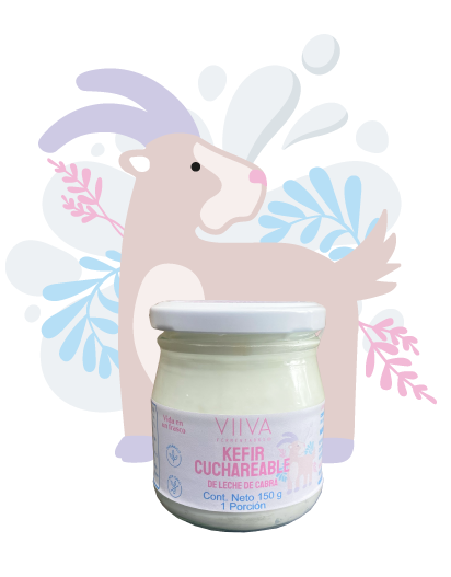 Kefir de leche de cabra cuchareable 150 gr